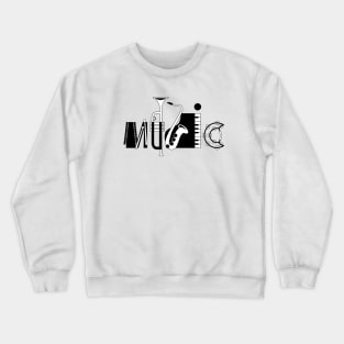 Music Crewneck Sweatshirt